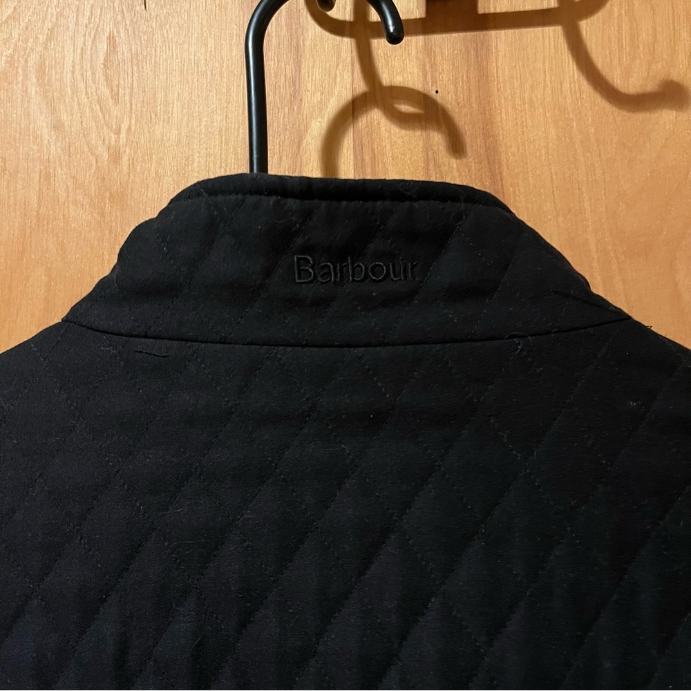 Barbour black quilted double-zip jacket - Picture 8 of 10